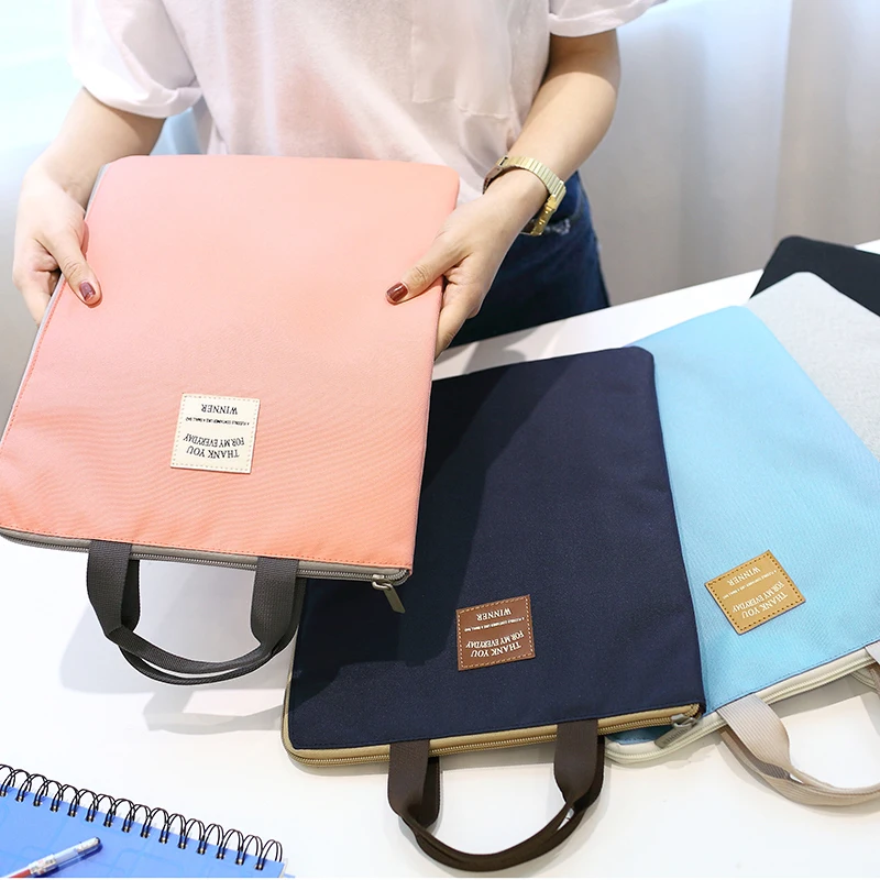 Fashion Creative Tote Simple Candy Color Colorful A4 Student Textbook Data File Pocket Portable Business Travel Document Bag
Fashion Creative Tote Simple Candy Color Colorful A4 Student Textbook Data File Pocket Portable Business Travel Document Bag