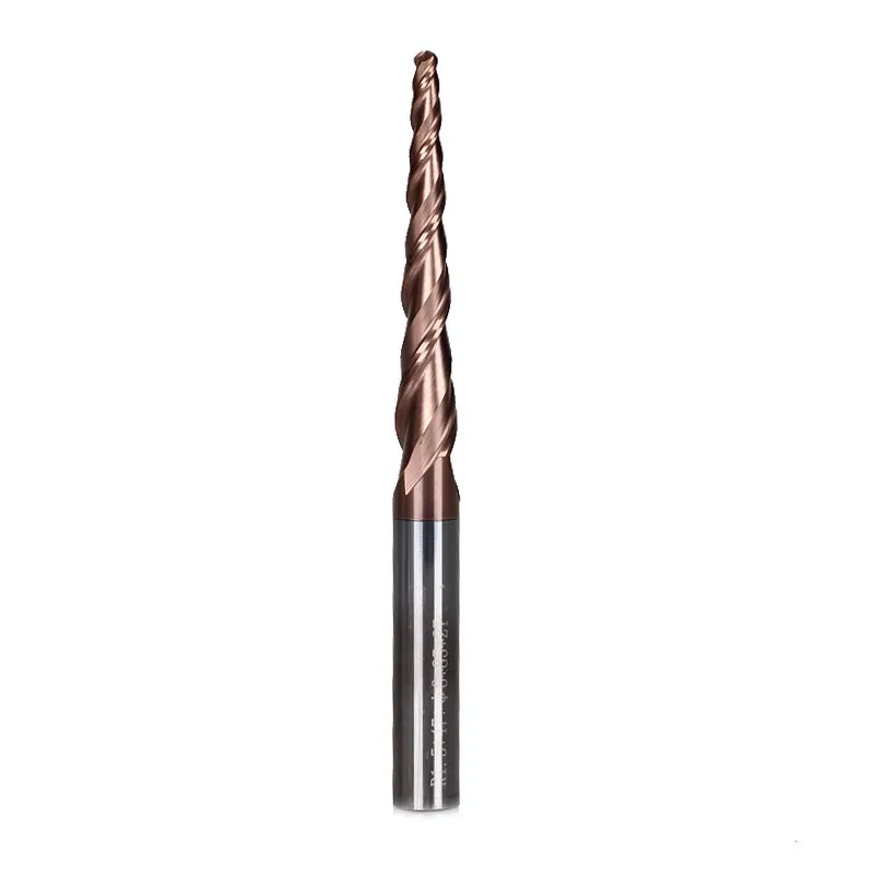 R1.5*D8*47*85L*2F Dia 8mm tungsten carbide Ball Nose cone type Tapered End Mill cnc milling cutter tools router bit
R1.5*D8*47*85L*2F Dia 8mm tungsten carbide Ball Nose cone type Tapered End Mill cnc milling cutter tools router bit