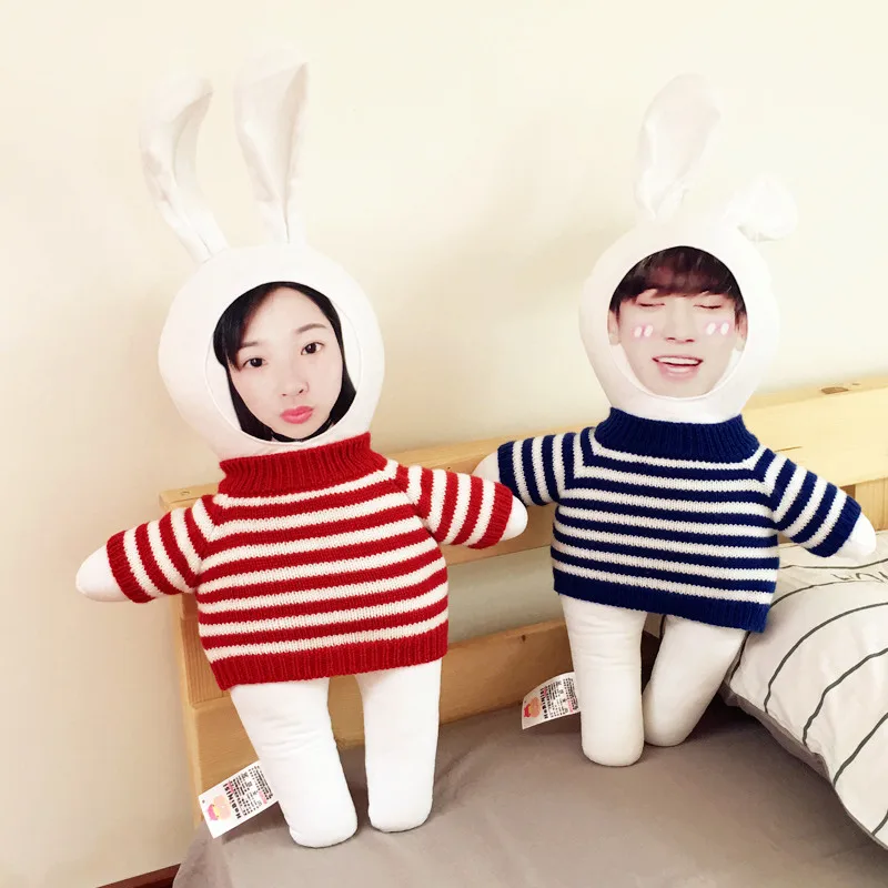 Diy Cartoon 60cm/95cm Large Photo customized pillow rabbit cushion Creative Christmas gift plush cushions Baby Doll Birthday
Diy Cartoon 60cm/95cm Large Photo customized pillow rabbit cushion Creative Christmas gift plush cushions Baby Doll Birthday