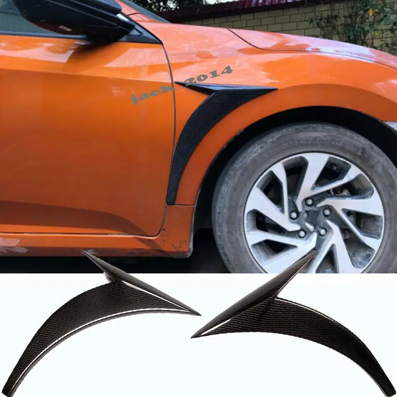 Real Carbon fiber Air Vent Hood Intake Fender Cover Trim For Honda Civic 2016 2017 2018 2019
Real Carbon fiber Air Vent Hood Intake Fender Cover Trim For Honda Civic 2016 2017 2018 2019