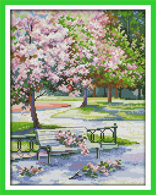 Needlework,11ct/14ct DIY Cross stitch,Sets For Embroidery kits The Spring in the Parck Pattern Cross-Stitch Home Wall Decor
Needlework,11ct/14ct DIY Cross stitch,Sets For Embroidery kits The Spring in the Parck Pattern Cross-Stitch Home Wall Decor