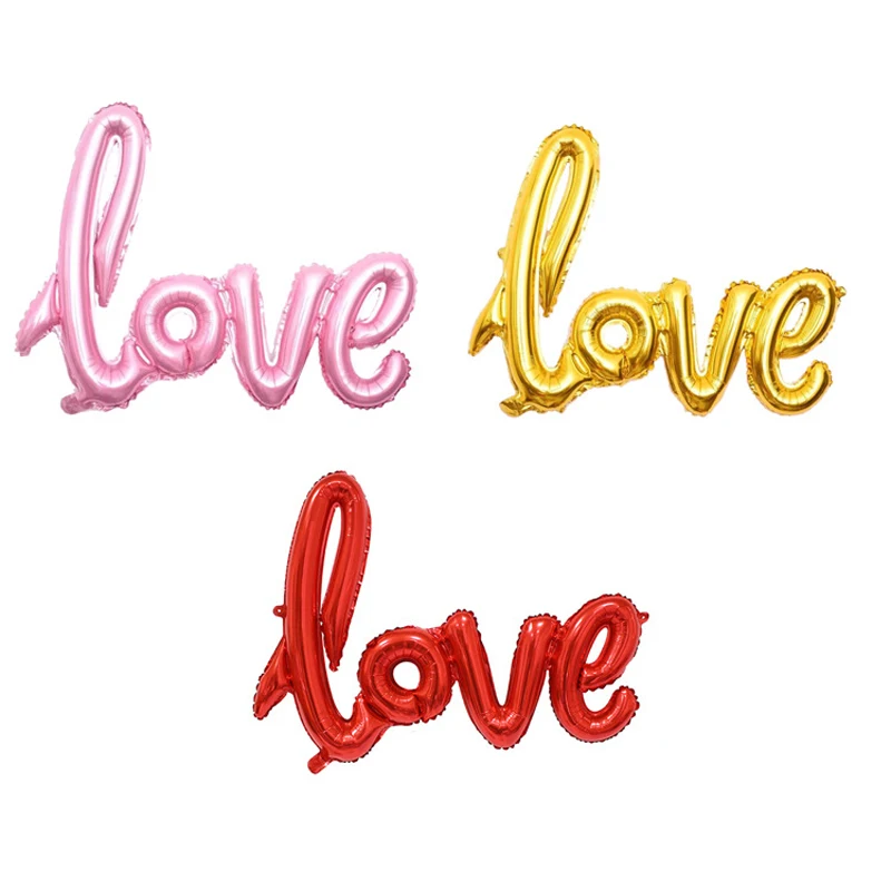 102*64cm large Five colors letter LOVE Foil Balloons Birthday Party Romantic Wedding Decor Inflatable air Ballons Party Supplies
102*64cm large Five colors letter LOVE Foil Balloons Birthday Party Romantic Wedding Decor Inflatable air Ballons Party Supplies