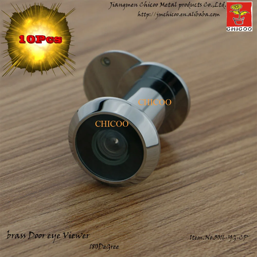 wholesale 10PCS Brass White CHROME 200 Degree wide angle with glass lens door viewer, Peephole Door Security Viewer Eye
wholesale 10PCS Brass White CHROME 200 Degree wide angle with glass lens door viewer, Peephole Door Security Viewer Eye