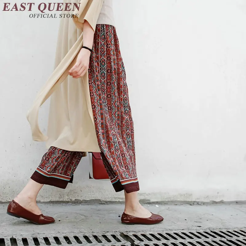 Ankle length pants women 2019 fashion vintage floral print women summer pants wide leg boho pants high waist NN0504 YQ
Ankle length pants women 2019 fashion vintage floral print women summer pants wide leg boho pants high waist NN0504 YQ