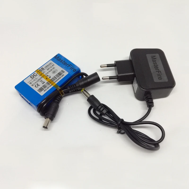 MasterFire New Mini Portable DC-168 12V 1800mAh High Capacity Rechargeable Polymer Lithium-ion Battery Cell Pack for CCTV Camera
MasterFire New Mini Portable DC-168 12V 1800mAh High Capacity Rechargeable Polymer Lithium-ion Battery Cell Pack for CCTV Camera