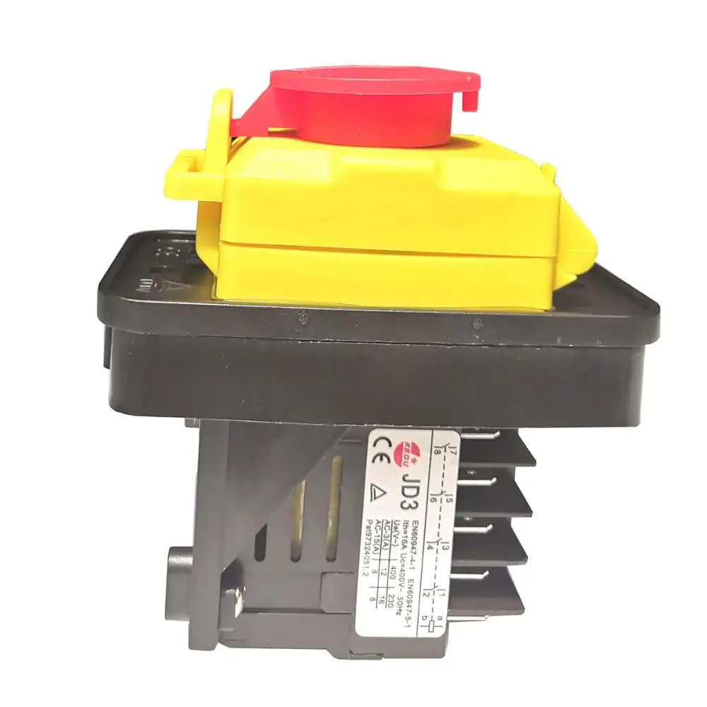 KEDU JD3 400V 16/12A 10Pins Electromagnetic Pushbutton Switch Electric Pushbutton Switches for Controlling Motor
KEDU JD3 400V 16/12A 10Pins Electromagnetic Pushbutton Switch Electric Pushbutton Switches for Controlling Motor