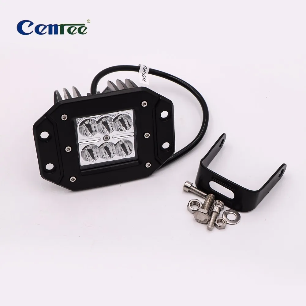 CENREE 18w Flush Mount Led Car Work Light Fog Lamp Headlamps for Jeep Truck Tacoma Bumper
CENREE 18w Flush Mount Led Car Work Light Fog Lamp Headlamps for Jeep Truck Tacoma Bumper