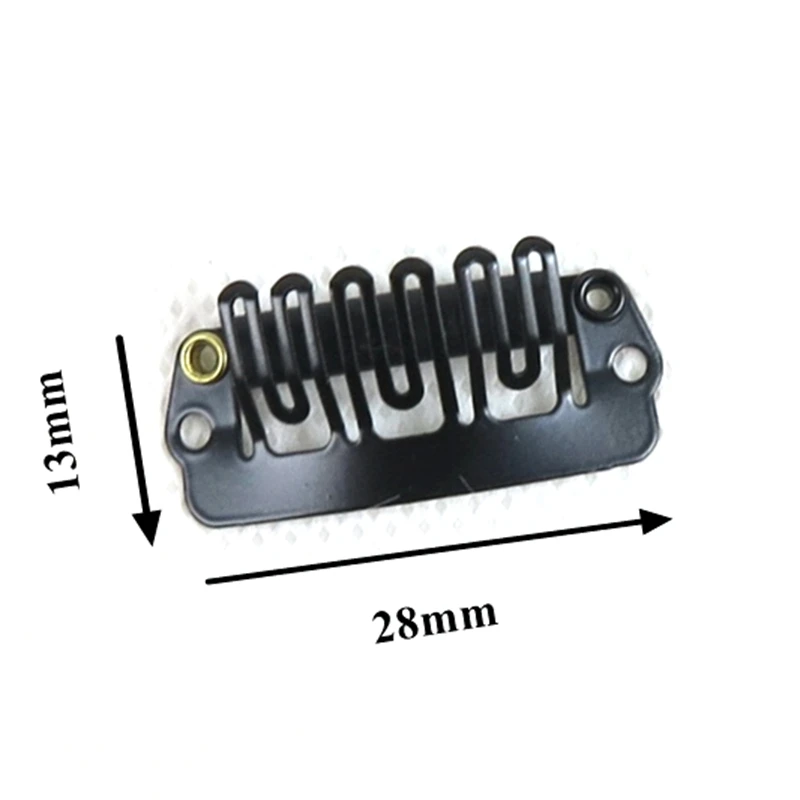 XUCHANG HARMONY 60 Pieces 2.8cm 6 teeth stainless steel hair extension snap clips with silicone 6 different colors
XUCHANG HARMONY 60 Pieces 2.8cm 6 teeth stainless steel hair extension snap clips with silicone 6 different colors