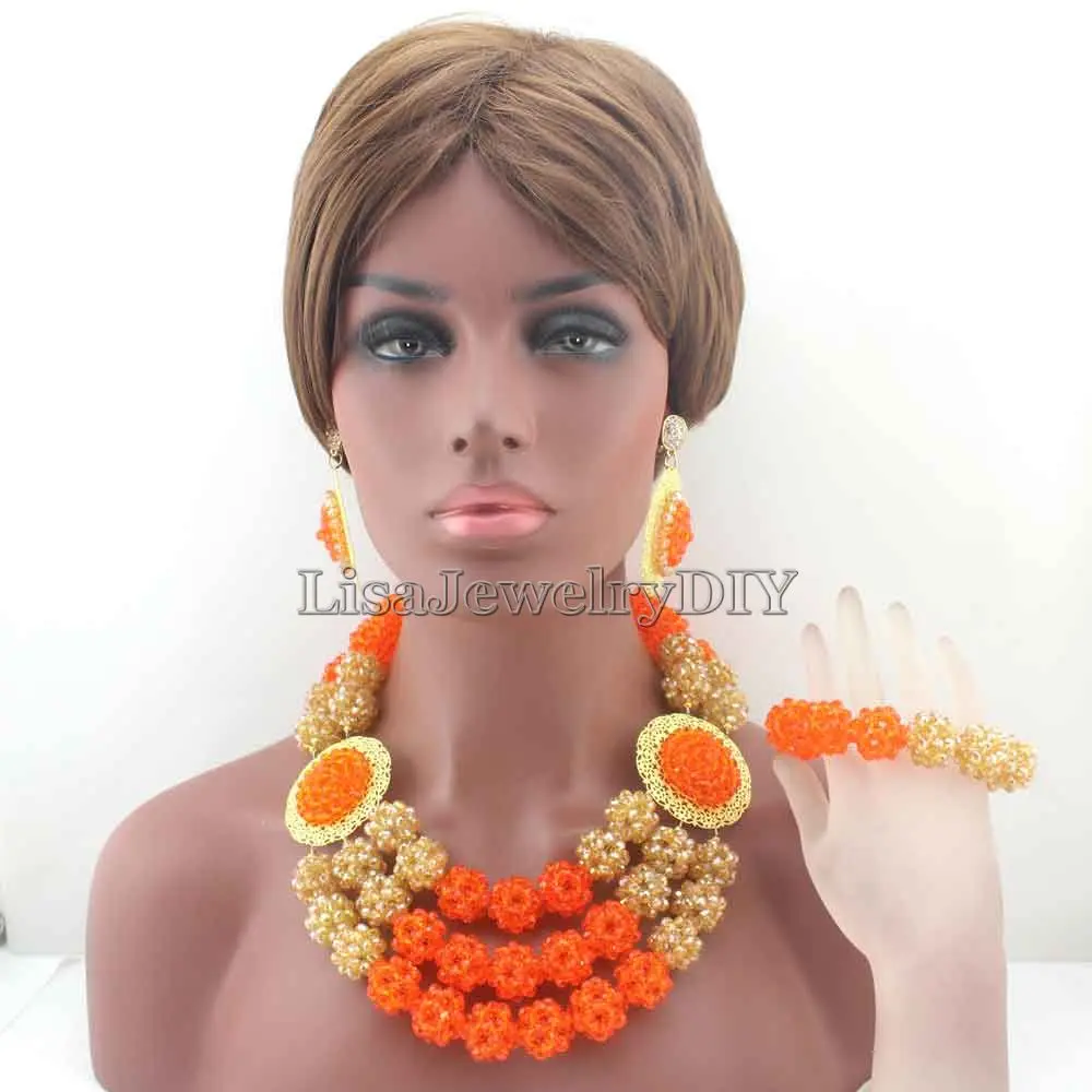 Fashion Chunky OrangeChampagne Ball Statement Jewelry Sets Crystal Necklace Set for Nigerian Wedding Free Shipping HD8304
Fashion Chunky OrangeChampagne Ball Statement Jewelry Sets Crystal Necklace Set for Nigerian Wedding Free Shipping HD8304