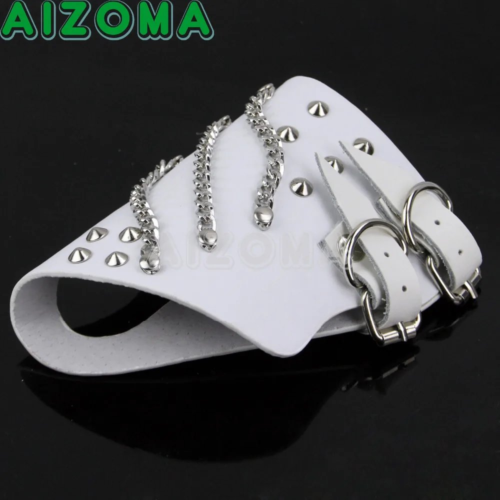 Unisex Men Women White Motorcycle Biker Glove 1pcs Left Hand Artifical Leather Cool Punk Glove Protector Stud Chain Glove
Unisex Men Women White Motorcycle Biker Glove 1pcs Left Hand Artifical Leather Cool Punk Glove Protector Stud Chain Glove