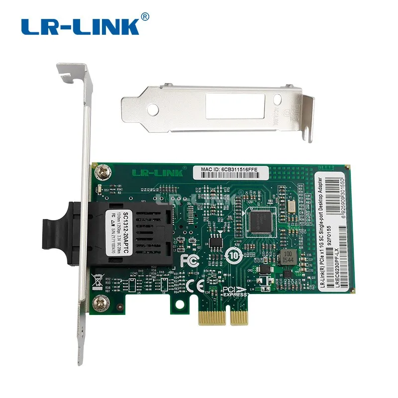 Сетевая карта LR-LINK 6230PF-LX PCI Express 1000 МБ Gigabit Ethernet волоконно-оптический адаптер Lan контроллер для настольного ПК Intel I210
Сетевая карта LR-LINK 6230PF-LX PCI Express 1000 МБ Gigabit Ethernet волоконно-оптический адаптер Lan контроллер для настольного ПК Intel I210