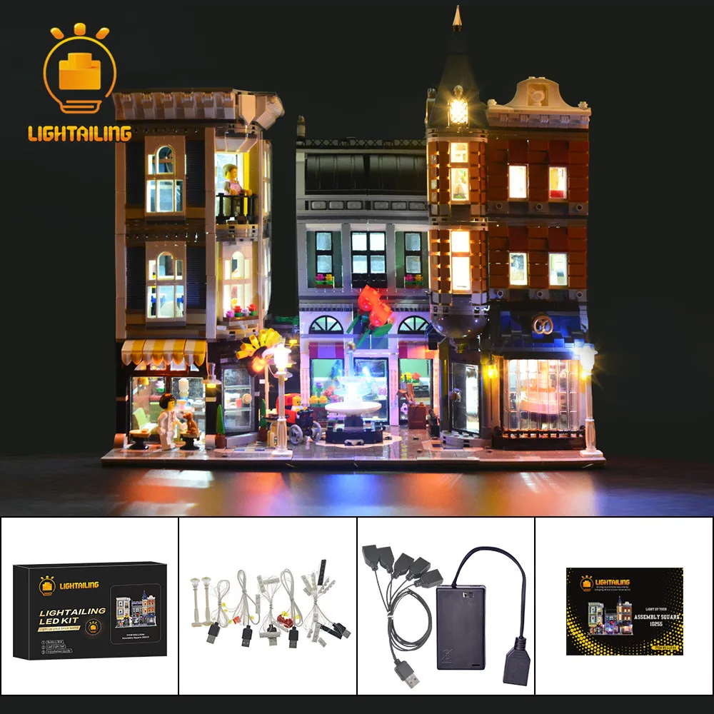 LIGHTAILING свет комплект для Cerator сборки квадратный светодиодный Building Block комплект освещения Совместимость с 10255 и 15019
LIGHTAILING свет комплект для Cerator сборки квадратный светодиодный Building Block комплект освещения Совместимость с 10255 и 15019