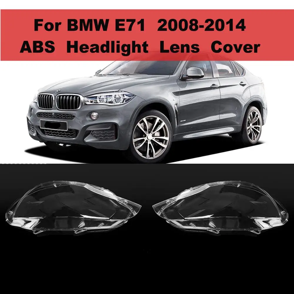 Clear Headlight Headlamp Lens Cover In Shell Head Lamp Cover Left/Right For BMW 2008-2014 E71 X6 Plastic Cover Car Headlight Fog
Clear Headlight Headlamp Lens Cover In Shell Head Lamp Cover Left/Right For BMW 2008-2014 E71 X6 Plastic Cover Car Headlight Fog