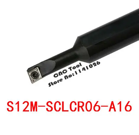 S12M-SCLCR06-A16, держатель для правого токарного инструмента, диаметр ручки 16 мм, диаметр головки 12 мм, используются карбидные вставки CCMT060204
S12M-SCLCR06-A16, держатель для правого токарного инструмента, диаметр ручки 16 мм, диаметр головки 12 мм, используются карбидные вставки CCMT060204
