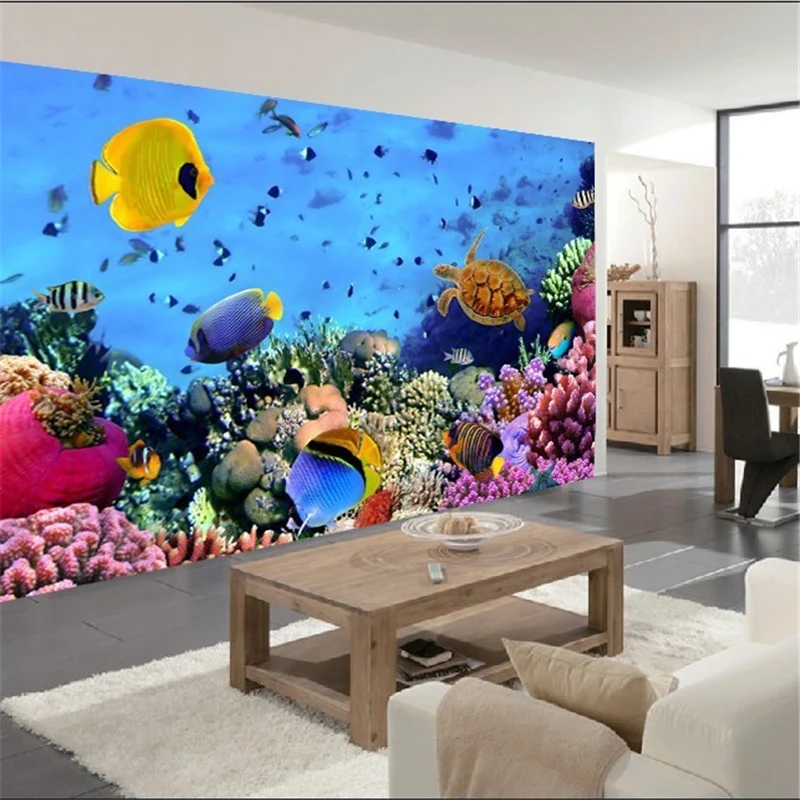beibehang mural wallpaper Color living underwater world of tropical fish restaurant in the hotel bar backdrop 3d photo wallpaper
beibehang mural wallpaper Color living underwater world of tropical fish restaurant in the hotel bar backdrop 3d photo wallpaper