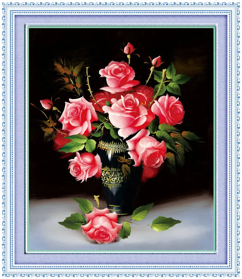 Needlework,DMC DIY Cross stitch,Embroidery kit set, Red rose Flower Cross-Stitch decoration painting wall decor Wholesale Gift
Needlework,DMC DIY Cross stitch,Embroidery kit set, Red rose Flower Cross-Stitch decoration painting wall decor Wholesale Gift