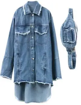European style new arrivals Spring winter fashion women clothing personality loose casual cowboy coat T3192
European style new arrivals Spring winter fashion women clothing personality loose casual cowboy coat T3192