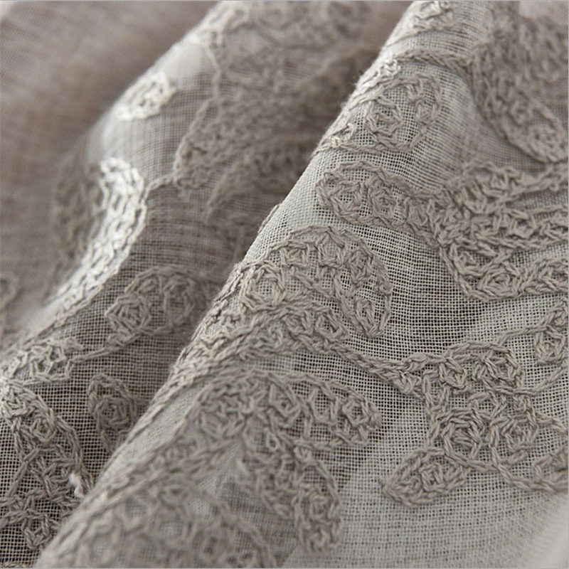 White Modern Bedroom Living Room Tulle Sheer Organza Voile Curtains For Window Gauze Embroidered Curtain Fabric Drapes
White Modern Bedroom Living Room Tulle Sheer Organza Voile Curtains For Window Gauze Embroidered Curtain Fabric Drapes
