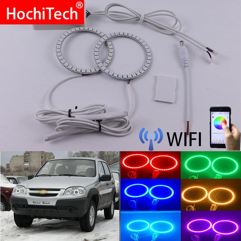 Беспроводные разноцветные рандомные кольца с RGB-подсветкой и ангельским глазом для Chevrolet Niva 2009, 2010, 2011, 2012, 2013
Беспроводные разноцветные рандомные кольца с RGB-подсветкой и ангельским глазом для Chevrolet Niva 2009, 2010, 2011, 2012, 2013