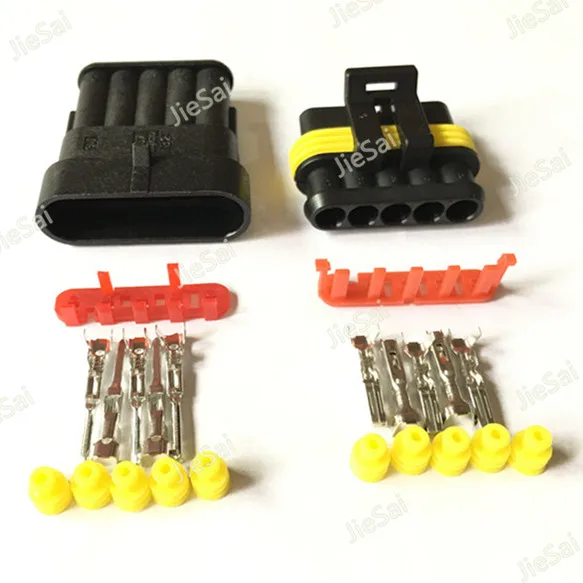 Tyco Amp Superseal 282089-1 282107-1 Auto Female Male 5 Pin Plug Auto Plastic Cable Connectors
Tyco Amp Superseal 282089-1 282107-1 Auto Female Male 5 Pin Plug Auto Plastic Cable Connectors