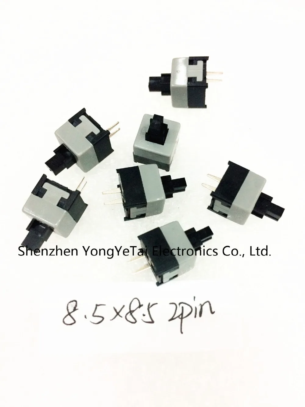 YYT 50PCS 8.5*8.5 non-locking switch button switch Push button switch single row of side 2PIN
YYT 50PCS 8.5*8.5 non-locking switch button switch Push button switch single row of side 2PIN