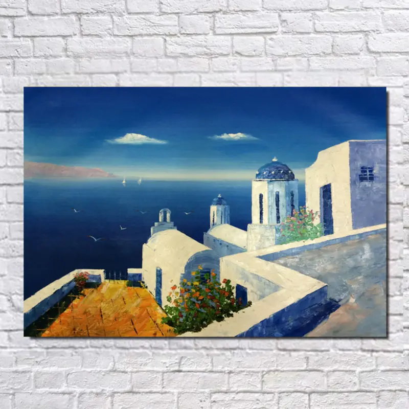 Painting canvas Landscape Handmade Art Oil Painting Scenery Aegean Sea Home Decoration Wall picture for living room #843
Painting canvas Landscape Handmade Art Oil Painting Scenery Aegean Sea Home Decoration Wall picture for living room #843