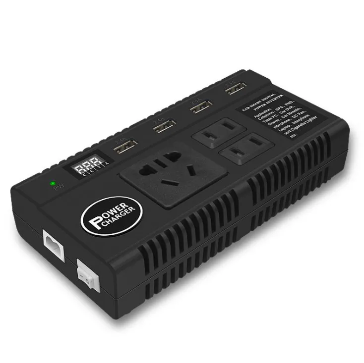 120W Inverter High Power 5A 12V-24V to 220V Automotive Power Converter Vehicle to Home
120W Inverter High Power 5A 12V-24V to 220V Automotive Power Converter Vehicle to Home