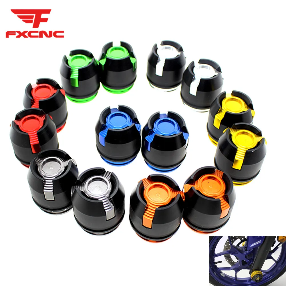 For Suzuki RGV250,GSR250,GW250 12mm Aluminum Front CNC Motorcycle Axle Wheel Crash Bungs Sliders Cap Wheel Fork Protector Set
For Suzuki RGV250,GSR250,GW250 12mm Aluminum Front CNC Motorcycle Axle Wheel Crash Bungs Sliders Cap Wheel Fork Protector Set