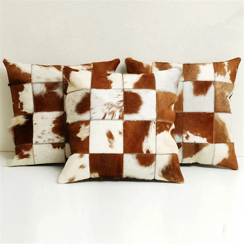 50x50 cm Amercian Style Natural Cowhide Fur Pillow case ,office chair cushion pillow case bed pillowslip
50x50 cm Amercian Style Natural Cowhide Fur Pillow case ,office chair cushion pillow case bed pillowslip