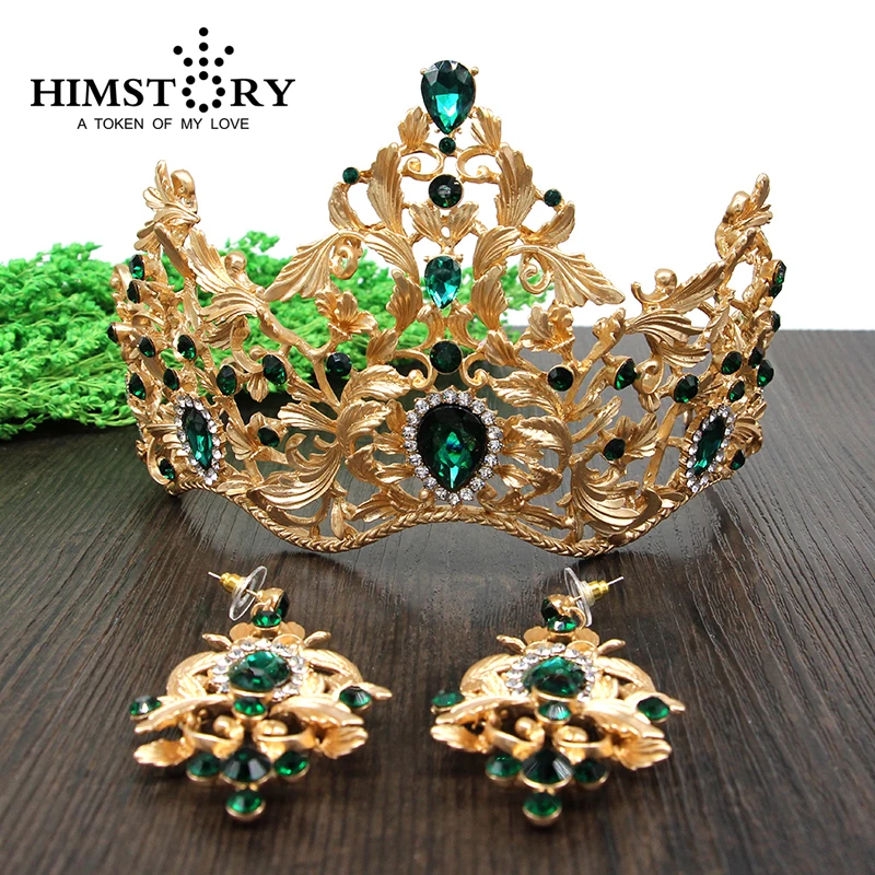 HIMSTORY European Retro Vetiver Irises Wedding Hair Crown ,Green Rhinestones Bridal Quinceanera Pageant Tiaras
HIMSTORY European Retro Vetiver Irises Wedding Hair Crown ,Green Rhinestones Bridal Quinceanera Pageant Tiaras