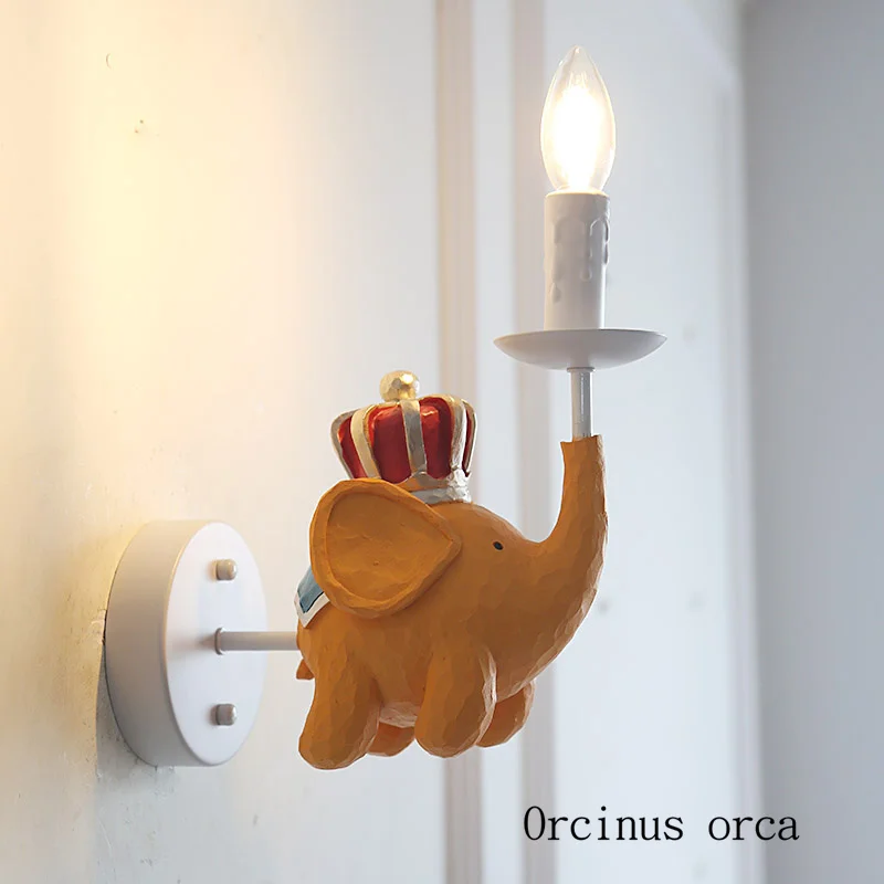 Cartoon creativity flying elephant wall lamp children's room bedroom bedside lamp American modern simple LED animal wall lamp
Cartoon creativity flying elephant wall lamp children's room bedroom bedside lamp American modern simple LED animal wall lamp