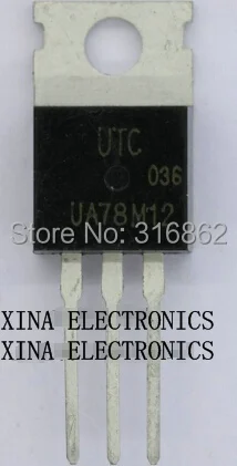 UA78M12 78M12 TO-220 ROHS ORIGINAL 20PCS/lot Free Shipping Electronics composition kit
UA78M12 78M12 TO-220 ROHS ORIGINAL 20PCS/lot Free Shipping Electronics composition kit