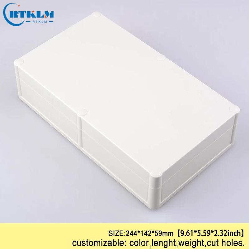 Waterproof junction box Plastic enclosure for electronic project box DIY plastic instrument box IP68 ABS box 244*142*59mm
Waterproof junction box Plastic enclosure for electronic project box DIY plastic instrument box IP68 ABS box 244*142*59mm