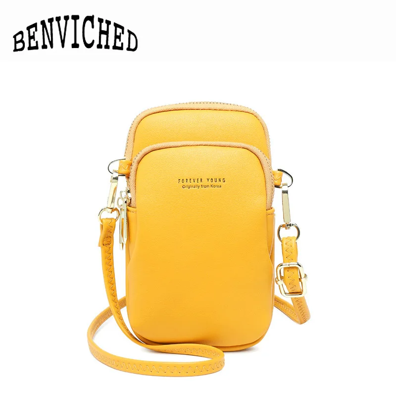 Women Bag New Ladies Mobile Phone Bag Korean Version Of The Solid Color Shoulder Bags Fashion Simple Messenger Bag A13
Women Bag New Ladies Mobile Phone Bag Korean Version Of The Solid Color Shoulder Bags Fashion Simple Messenger Bag A13