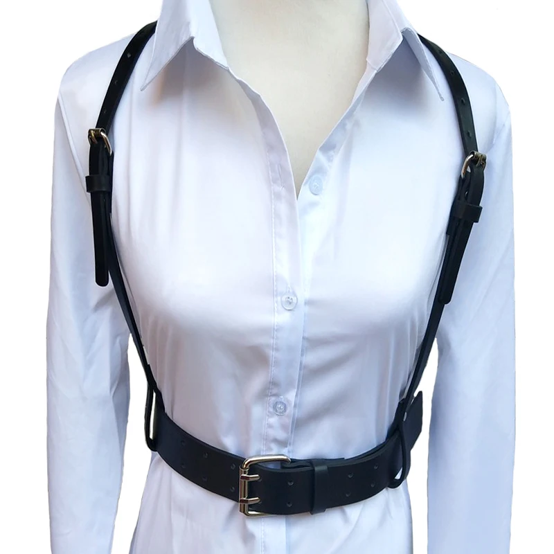 Fashion Punk Harajuku Body Bondage Belts Garters Faux Leather Bondage Cage Sculpting Harness Waist Belt Straps Suspenders Belt
Fashion Punk Harajuku Body Bondage Belts Garters Faux Leather Bondage Cage Sculpting Harness Waist Belt Straps Suspenders Belt