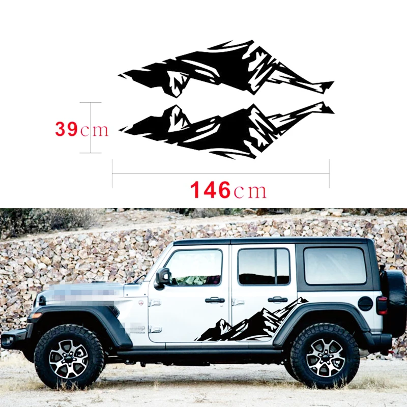 1 Pair Snow Mountain Car stickers Range Mountain Vinyl Car Decals Sticker For Jeep Wrangler
1 Pair Snow Mountain Car stickers Range Mountain Vinyl Car Decals Sticker For Jeep Wrangler