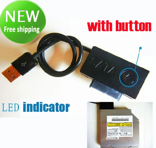 Кабель USB 2,0 для установки второго жесткого диска, ультратонкий, со светодиодный ным индикатором
Кабель USB 2,0 для установки второго жесткого диска, ультратонкий, со светодиодный ным индикатором