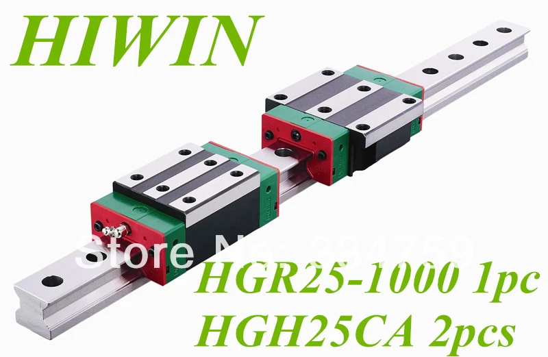 NEW HIWIN linear guide HGR25 L1000mm and 2pcs HGH25CA cnc rail block linear block CNC parts
NEW HIWIN linear guide HGR25 L1000mm and 2pcs HGH25CA cnc rail block linear block CNC parts