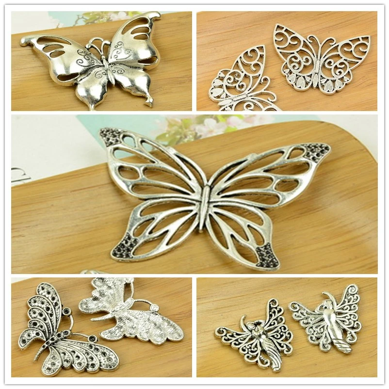 butterfly pendant large hollowed-out charm antique silver alloy insect animal vintage jewelry DIY accessories hot free shipping
butterfly pendant large hollowed-out charm antique silver alloy insect animal vintage jewelry DIY accessories hot free shipping
