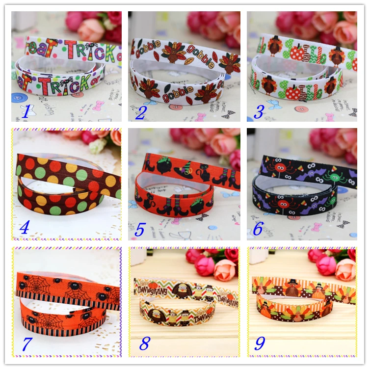 5/8'' Fold Elastic FOE halloween Thanksgiving printed headband headwear hairband diy decoration wholesale OEM S82
5/8'' Fold Elastic FOE halloween Thanksgiving printed headband headwear hairband diy decoration wholesale OEM S82