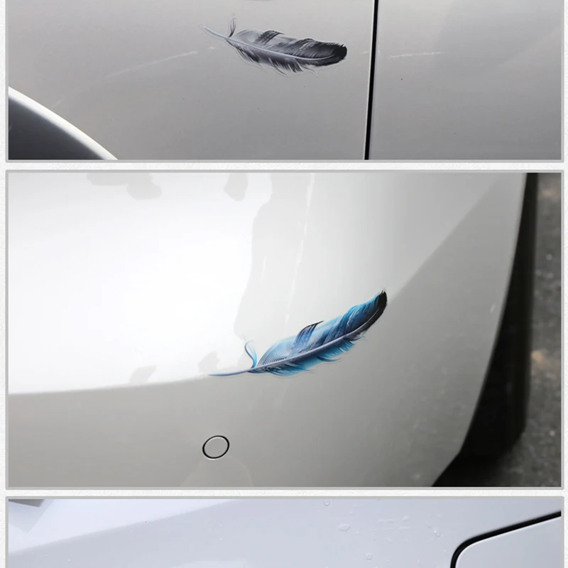 Car Scratch Repair Stickers and Decals Auto Feather 3D Gadget Exterior Universal Car Accessories Styling Decorative Decoration
Car Scratch Repair Stickers and Decals Auto Feather 3D Gadget Exterior Universal Car Accessories Styling Decorative Decoration