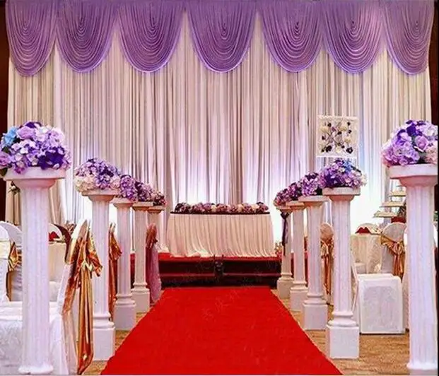 3*6m Wedding Party Stage Celebration Background Satin Curtain Drape Pillar Ceiling Backdrop Marriage decoration Veil
3*6m Wedding Party Stage Celebration Background Satin Curtain Drape Pillar Ceiling Backdrop Marriage decoration Veil