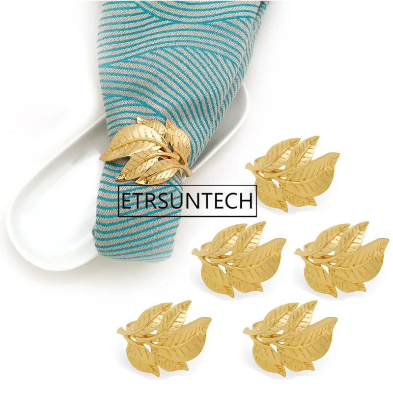 100pcs Alloy Napkin Ring Exquisite Napkin Buckle Holder Table Decoration Golden Leaf Napkin Rings for Dinner Party Wedding
100pcs Alloy Napkin Ring Exquisite Napkin Buckle Holder Table Decoration Golden Leaf Napkin Rings for Dinner Party Wedding