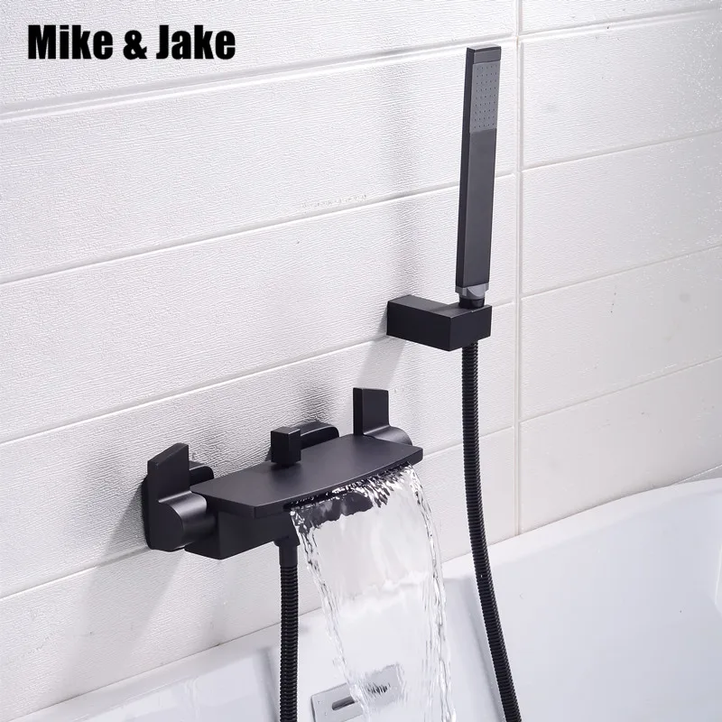 Matte black bathtub mixer hot and cold waterfall bath faucet bath faucet brass black bathtub tap
Matte black bathtub mixer hot and cold waterfall bath faucet bath faucet brass black bathtub tap