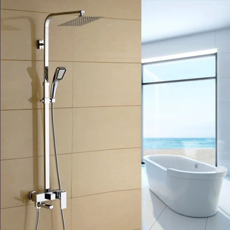 Bathroom Shower faucet set Faucet Shower Brass Hot and Cold Bathroom Shower Faucet Set Mixer Tap Square
Bathroom Shower faucet set Faucet Shower Brass Hot and Cold Bathroom Shower Faucet Set Mixer Tap Square