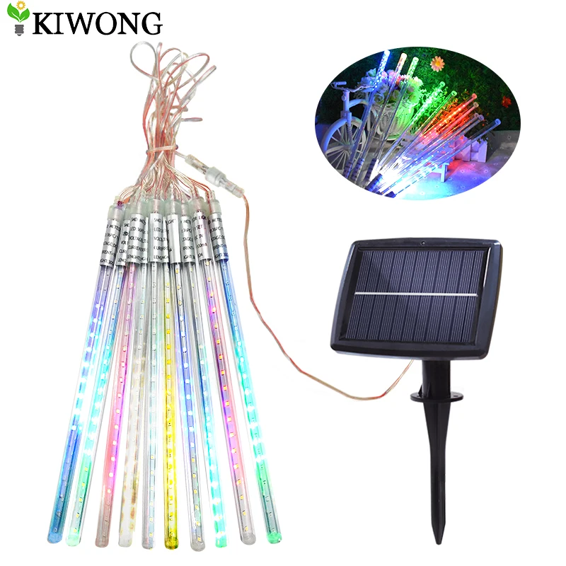 Solar Meteor Shower Rain Lights 10 Tube 200 LEDs Outdoor Christmas String light Waterproof Decoration Lighting for Wedding Party
Solar Meteor Shower Rain Lights 10 Tube 200 LEDs Outdoor Christmas String light Waterproof Decoration Lighting for Wedding Party