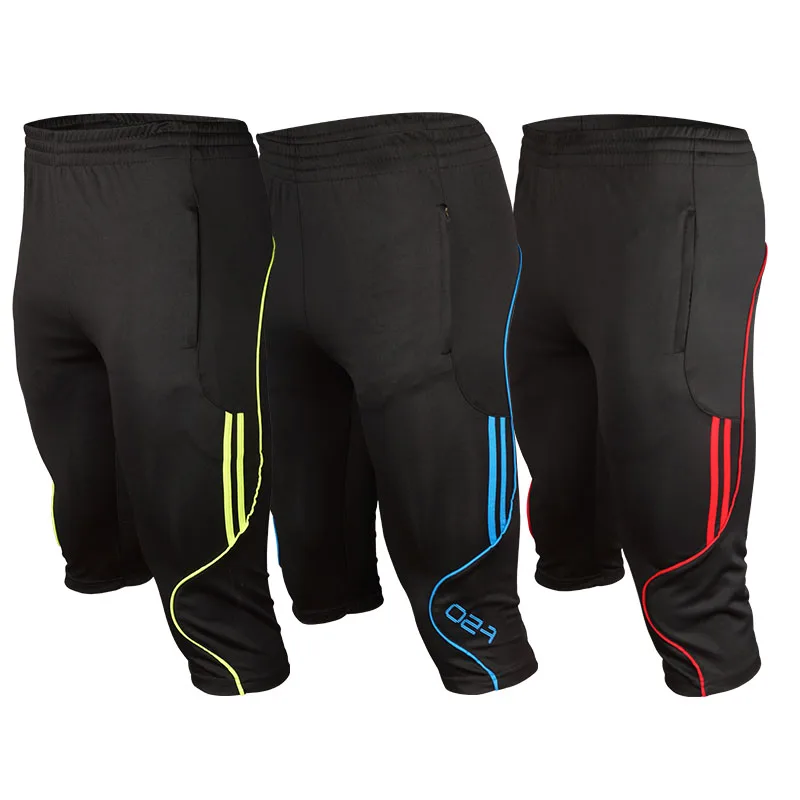 Men 3/4 Shorts New Soccer Pants Slim Sports Jogging Pants Men Training Running Trousers Football Male 3/4 Soccer Training Pants
Men 3/4 Shorts New Soccer Pants Slim Sports Jogging Pants Men Training Running Trousers Football Male 3/4 Soccer Training Pants