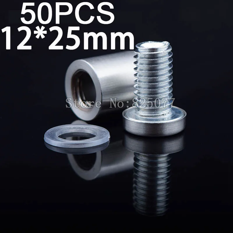 50PCS Size 12*25mm Stainless Steel Standoffs Pin Nails Screw Acrylic Advertisement Decoration Fixing Screws JF1106
50PCS Size 12*25mm Stainless Steel Standoffs Pin Nails Screw Acrylic Advertisement Decoration Fixing Screws JF1106