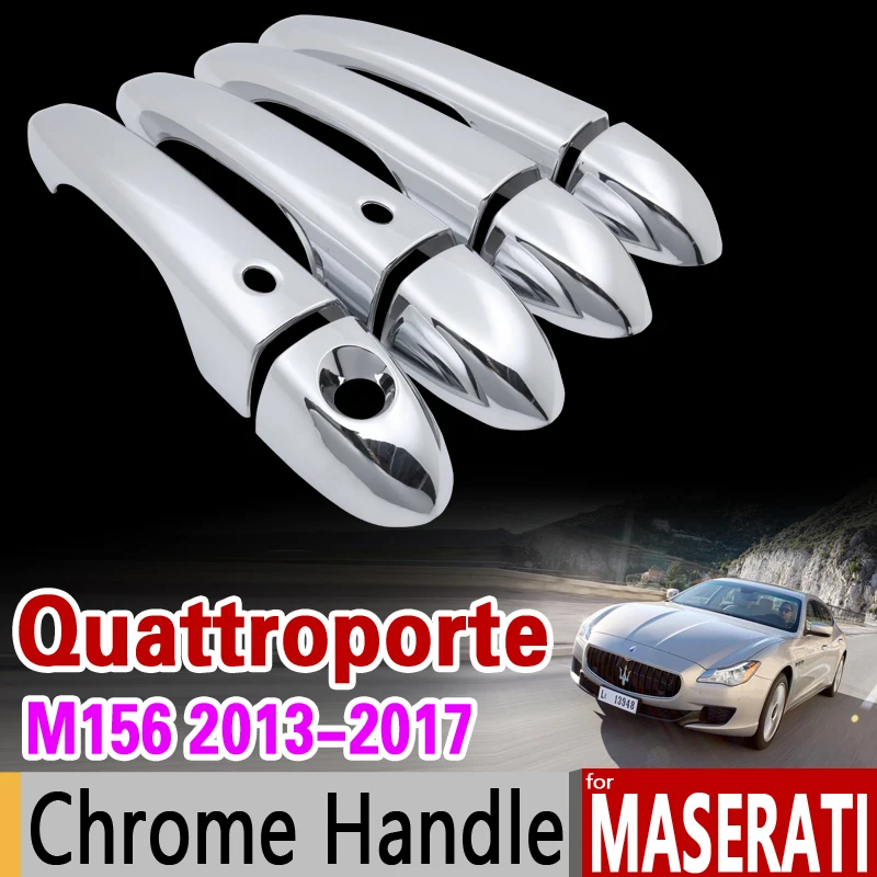 for Maserati Quattroporte IV M156 Chrome Door Handle Cover Trim Set 2013 2014 2015 2016 2017 4 Accessories Sticker Car Styling
for Maserati Quattroporte IV M156 Chrome Door Handle Cover Trim Set 2013 2014 2015 2016 2017 4 Accessories Sticker Car Styling