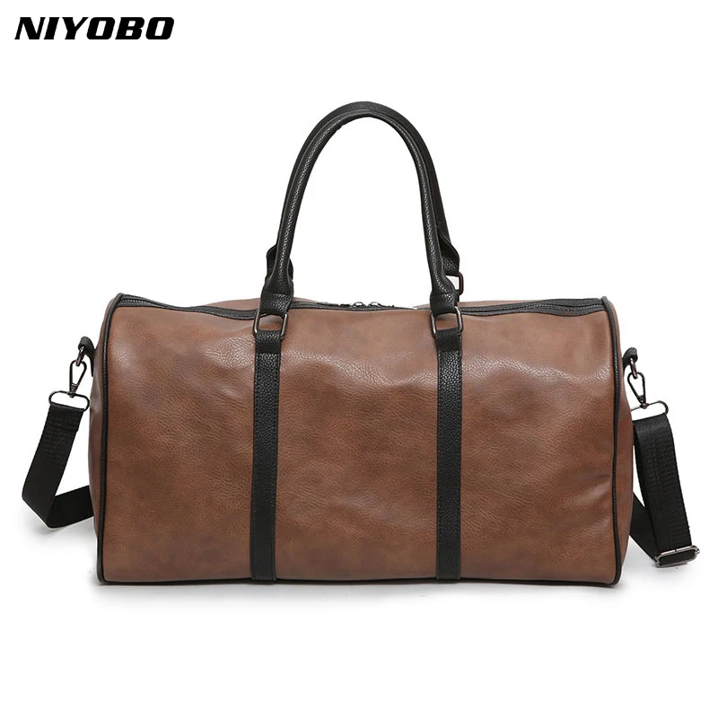 PU Leather Women Travel Bag Overnight Duffel Female Shoulder Bag High Quality Lady Hand Bags Larger Top-Handle Bags Black Tote
PU Leather Women Travel Bag Overnight Duffel Female Shoulder Bag High Quality Lady Hand Bags Larger Top-Handle Bags Black Tote